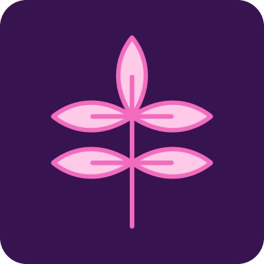 Yonca. Web simgesi basit illüstrasyon