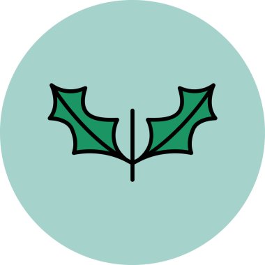 Devedikeni ağ simgesi, vektör illüstrasyonu