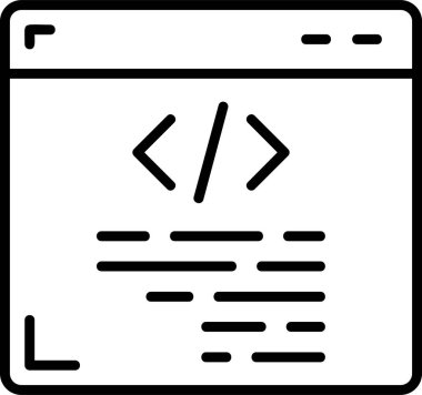 Web sitesi simgesi, vektör illüstrasyonu basit tasarım