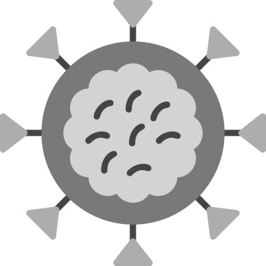 Lactobacillus web simgesi, basit vektör çizimi