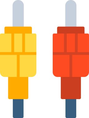 RCA Simge Vektör Resimleri Beyaz Arkaplanda İzole Edildi 