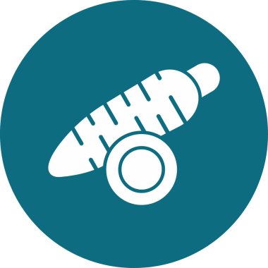 Beyaz Arkaplanda Yucca Simgesi İzole Edildi 