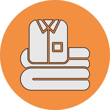 Basit katlama simgesinin vektör illüstrasyonu