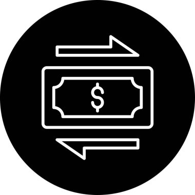 Değiş tokuş Web simgesi basit illüstrasyon