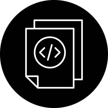 belge simgesi, vektör illüstrasyonu basit tasarım