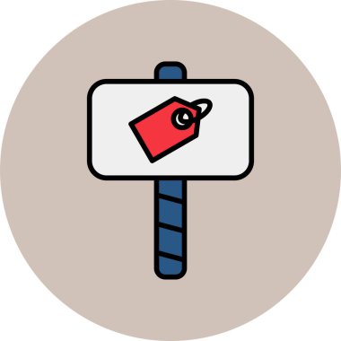 Farkındalık Simgesi, Beyaz Arkaplanda Vektör İllüstrasyonu 