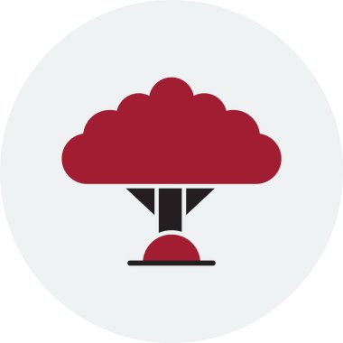 Ağaç. Web simgesi vektör illüstrasyonu 