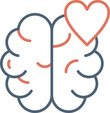 Zihinsel Sağlık ikonu konsept vektör çizimi