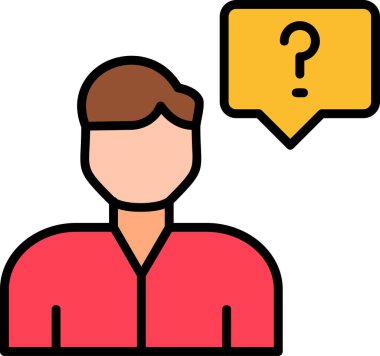 Yokluk simgesi vektör illüstrasyon tasarımı