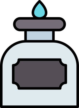 Mürekkep. Web simgesi basit illüstrasyon