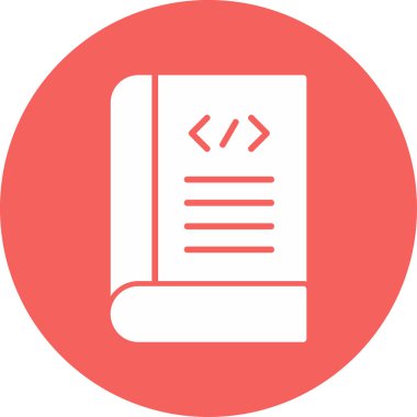 Kitap simgesi çizimi beyaz arkaplanda izole edildi 