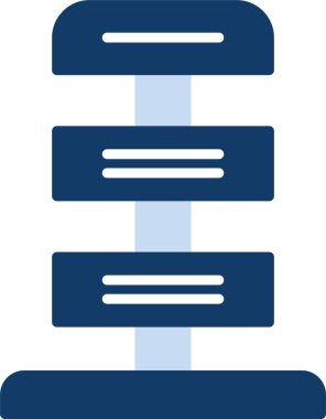 Açık hava reklam afişi Mupi 'nin ana hatlarıyla çizilmiş. 