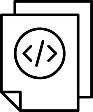 belge simgesi, vektör illüstrasyonu basit tasarım