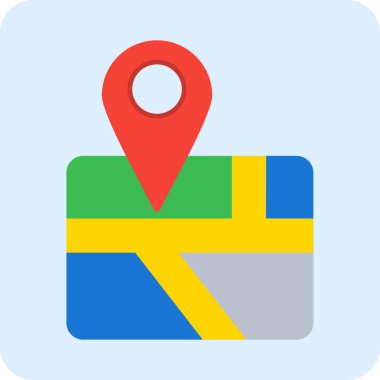 konum pin simgesi vektör illüstrasyonu