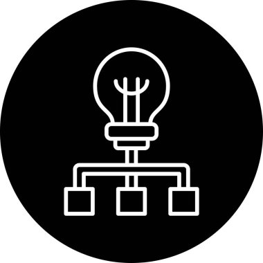 hiyerarşi. Web simgesi basit illüstrasyon