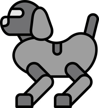 modern teknoloji ve sevgili ev köpeğinin karışımı. 