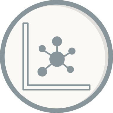 Kümeleniyorlar. Web simgesi basit illüstrasyon