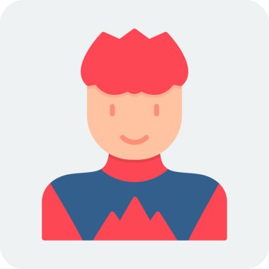 Süper kahraman ağ simgesi, vektör illüstrasyonu