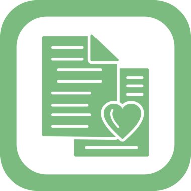 En sevdiği işaret. Web simgesi basit tasarım