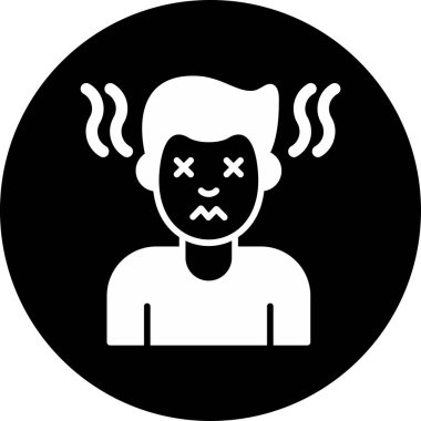 Tükenmiş. Web simgesi basit illüstrasyon