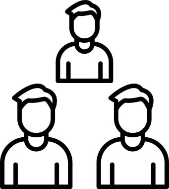 Takım. Web simgesi basit illüstrasyon 