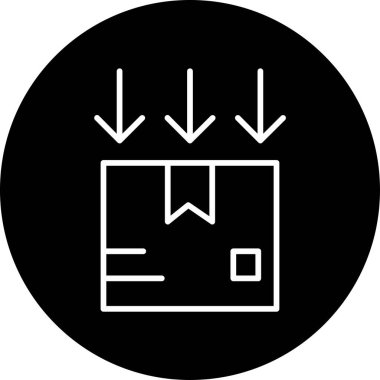 paket web simgesi vektör illüstrasyonu