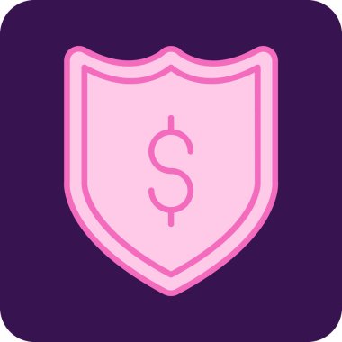 sigorta kavramı simgesi basit illüstrasyon