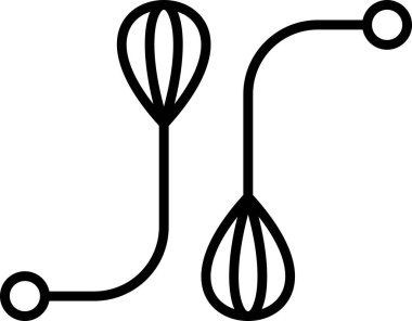 Beyaz Arkaplanda Kapari Vektör Simgesi İzole Edildi  