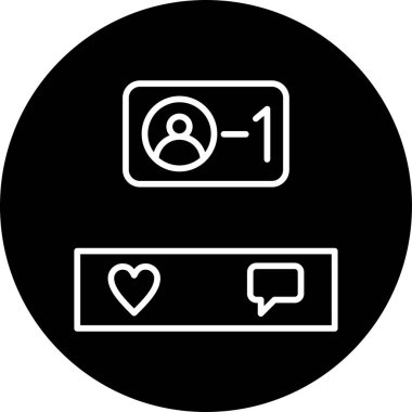 Takip etme. Web simgesi basit illüstrasyon