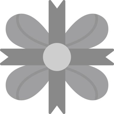 Kurdele yayı. Web simgesi basit illüstrasyon