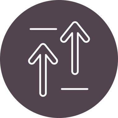 Oklar. Web simgesi basit illüstrasyon