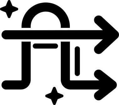 Oklar. Web simgesi basit illüstrasyon