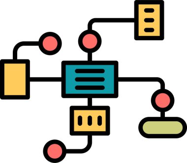 Şebeke. Web simgesi basit tasarım 