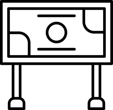 sancak web simgesi vektör illüstrasyonu