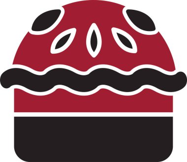 turta web simgesi vektör illüstrasyonu