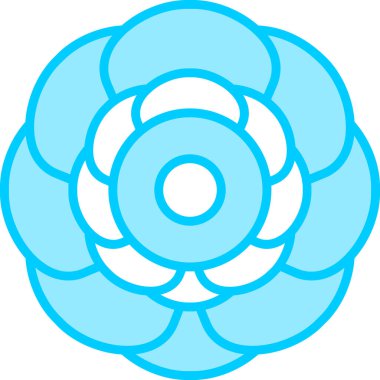 Rafflesia web simgesi vektör illüstrasyonu