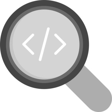 Basit analiz simgesi. vektör illüstrasyonu