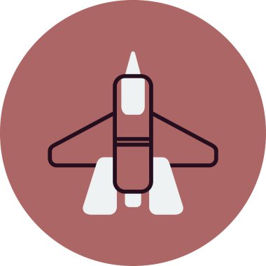 Uçak. Web simgesi basit illüstrasyon