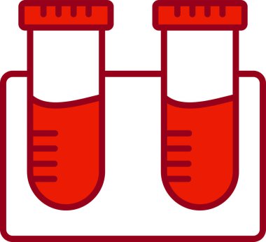 lab test tüpleri ikon vektör illüstrasyonuName