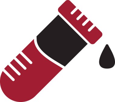 test tübü ikon vektör çizimi