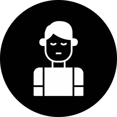 Anonim Web simgesi vektör illüstrasyonu