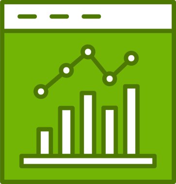 veri analiz vektörü resimleme   