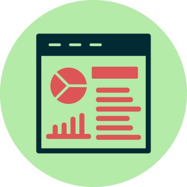 analitik grafik rapor simgesi