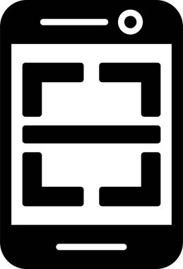 Taranıyor. Web simgesi basit illüstrasyon