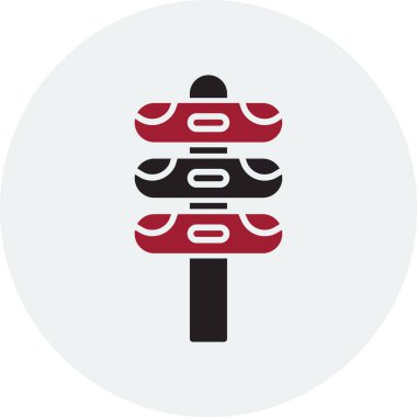 Banner web simgesi, illüstrasyon tasarımı 