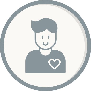 Gönüllü simgesinin vektör çizimi