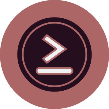 Simge simgesinden daha büyük, vektör illüstrasyonu basit tasarım