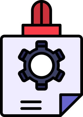 Çalışan ağ simgesi vektör illüstrasyonu