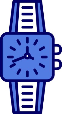 saat vektör simgesi modern basit illüstrasyon