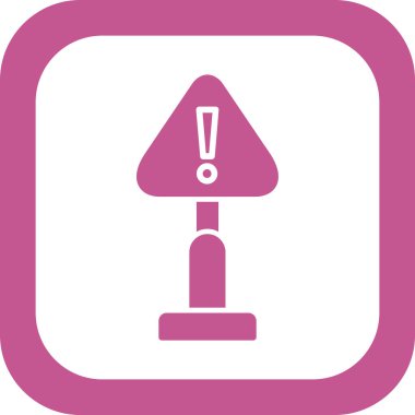 uyarı simgesi vektör illüstrasyonu